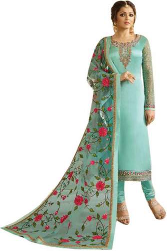 Georgette Floral Print Salwar Suit  by Apsara Collection