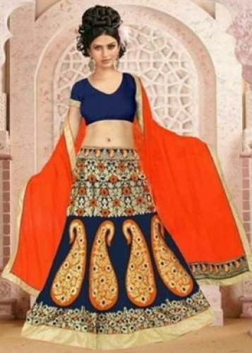 Ladies Designer Lehenga by Vrindavan Sarees