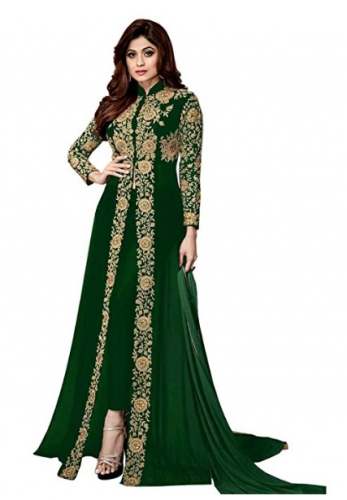 Florely Womens Anarkali Long Gown With Dupatta