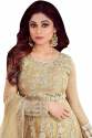 RE Enterprise Beige net Embroidered Anarkali Gown  thumb 2