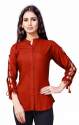 buy-avisha-plain-red-top-at-wholesale-price