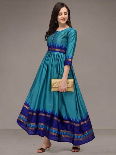 Buy Cotton Silk A-line Gown By Avisha Brand by Avisha