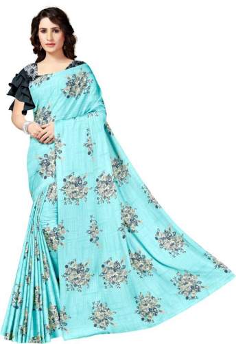 Buy Printed Art Silk Saree By Avisha Brand