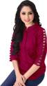 Buy Solid Women Pink Top By Avisha Brand thumb 2