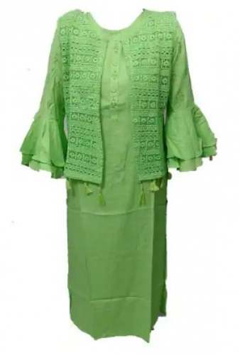 Fancy kurti with jacket  by Bhagwati Fashions