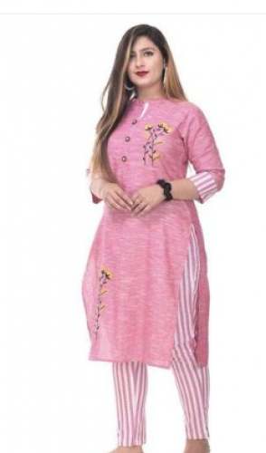 Ladies Kurti Pant Set by Jai Mata Di