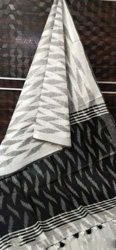 Ladies Cotton Ikkat Saree