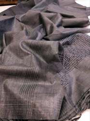 Ladies Grey Kota Baswara Silk Saree