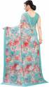 Buy Floral Print Georgette Saree By Fevinaa Brand thumb 2