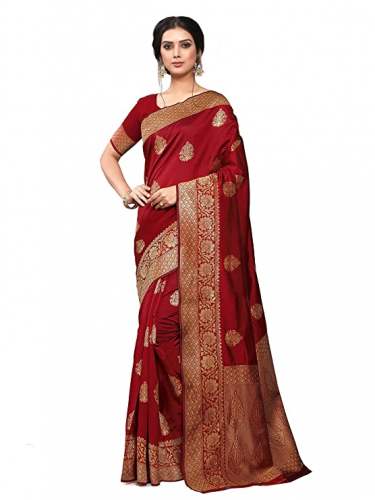 Buy Banarasi Silk Saree By Strictly Designer by Strictly Designer