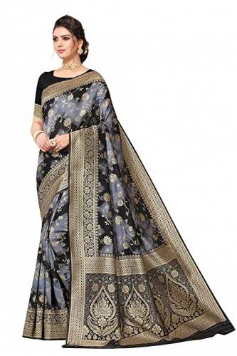 Buy Jacquard Silk Saree By StrictlyDesigner Brand