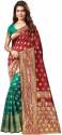 Buy AANZIA Banarasi Jacquard Saree For Women