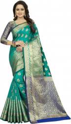 Buy Silk Blend Saree By DC Brand