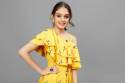 Buy Yellow Floral Printed Gown By Fashion Dream thumb 4