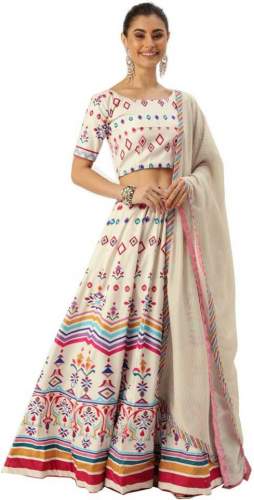 Buy Digital Printed Lehenga By LookNbook art  by LooknBook Art