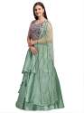 Buy Satin Lehenga Choli By Ethnic Yard thumb 1