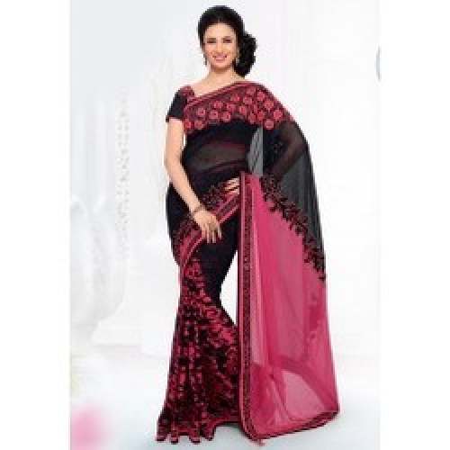 Casual Wear Printed Georgette Saree by Sangeet Fashion Hub