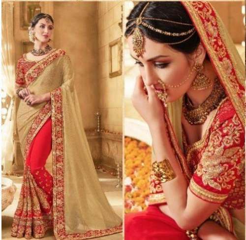 Wedding wear Heavy Lehenga Style Saree by Sangeet Fashion Hub