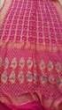 Bandhej Print Banarasi Georgette Saree  thumb 1