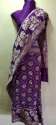 Gadwal Silk Bandhani Saree thumb 1