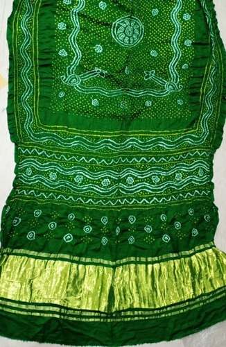 Pure Gajji Silk Gujarati Bandhani saree