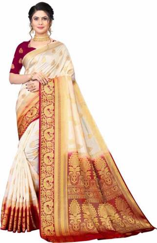 Buy Kanjivaram Pure Silk NAVLIK Brand At Wholesale