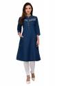 Ladies Denim Straight Kurtis 