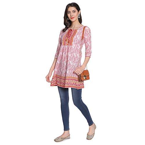Rapsodia Women's Cotton Short Kurti by Khushbu Garments