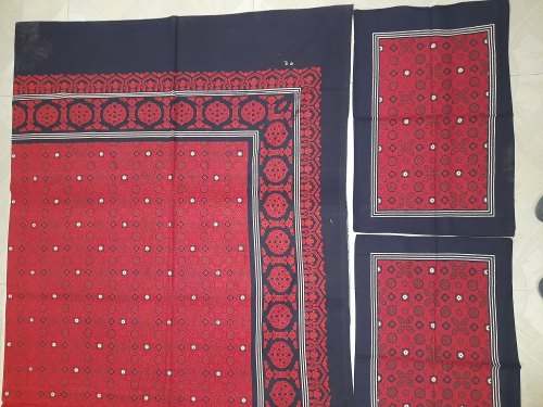 Ajrakh Printed Double Bed Sheet 