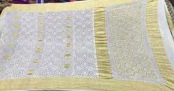 Dyeable Handloom Banarasi Georgette Bandhani Saree