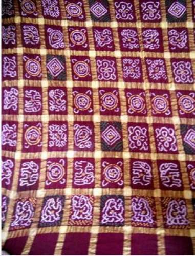 Gujarati Traditional Gharchola Zari Silk Saree  by Ashraf Hussain Khatri