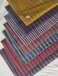 Handloom Ajrakh Block Printed Fabric 