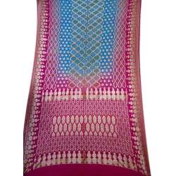 Pure Hand woven Banarasi Bandhani Saree