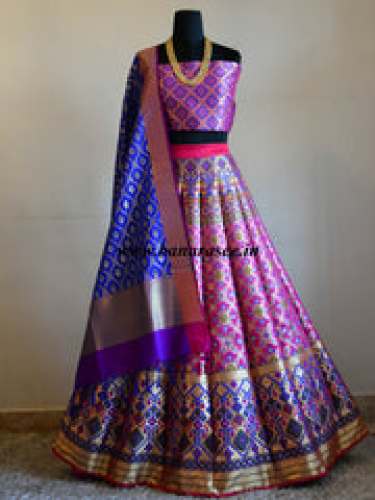Banarasi Handwoven Art Silk Lehenga