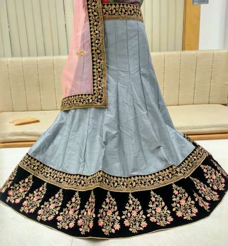 Designer Embroidered Lehenga by Pangghat Fashion