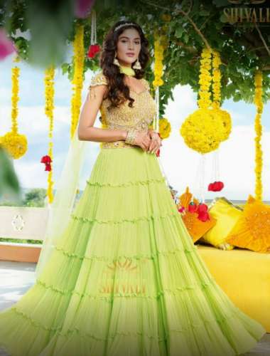 Haldi Function Designer Lehenga Choli by Pangghat Fashion