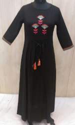 Long Gown Style Fancy Kurti at Wholesale Rate