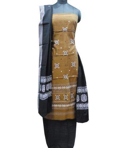 Handwoven Pure Cotton Ladies Unstitched Suit by Mohini Creations