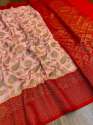 Banarasi Semi Dupiyan Soft Silk Saree with Resham Work thumb 5