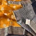 Banarasi semi Kora Organza Soft Silk Saree thumb 15