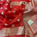 Banarasi semi Kora Organza Soft Silk Saree thumb 4