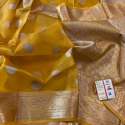Banarasi semi Kora Organza Soft Silk Saree thumb 7