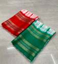 Banarasi Soft Silk Shibori Dye Saree With Brocade Blouse thumb 1