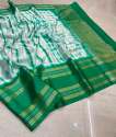 Banarasi Soft Silk Shibori Dye Saree With Brocade Blouse thumb 4