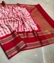 Banarasi Soft Silk Shibori Dye Saree With Brocade Blouse thumb 7
