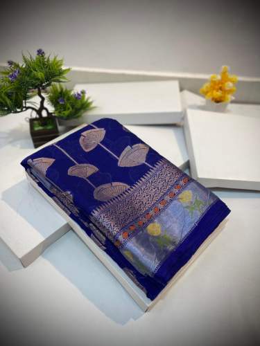 Banarasi Warm Katan Soft Silk Meenakari Zari Saree