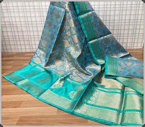 Designer Rich Pallu Banarasi Tissue Silk Saree by Shamim Ahmed and Sons