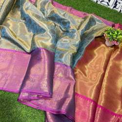 Elegant Kanchipuram Border Banarasi Saree 