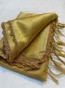 Exclusive Cutdana  Pure Gold Tissue Silk Saree thumb 4