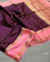 Fancy Zari lining Banarasi Warm Dyeable Soft Silk Saree thumb 1